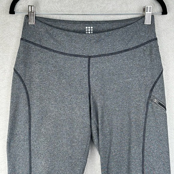 Title Nine Pants Womens Extra Small Gray Pullon Yoga Straight Leg Stretch Pocket - Picture 2 of 14